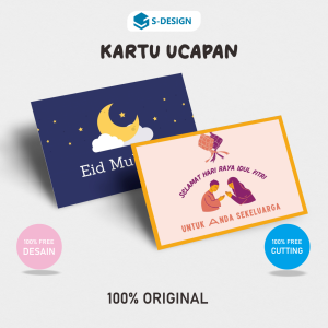 KARTU UCAPAN / THANK CARD / THANKS / KARTU LEBARAN / THANK EID / KARTU NAMA / KARTU IDUL FITRI