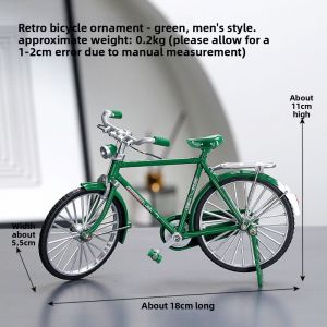 LUMIYA 185.511cm DIY Assembly Kit Multistyle Mini Alloy Model Bicycle High Quality Retro Nostalgic Bicycle Childrens Hands-on Ability Collection