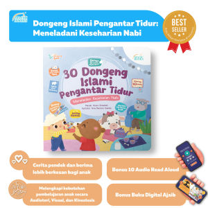 Buku Anak 30 Dongeng Islami Pengantar Tidur Keajaiban Binatang Penyayang dalam Al-Quran - Cerita Anak Islami Soft Cover - Millennia