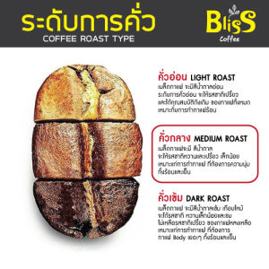 Bliss Coffee เมล็ดกาแฟคั่ว Special Blend บราซิล X ไทย /  Santos  /  Chiang Rai  /  Krabi  / ขนาด 500 กรัม