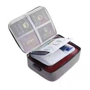 Portable Large-capacity Multi-layer Certificate Document Storage Bag Multi-function