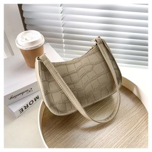 (NEW ARRIVAL) Tas Selempang Wanita | Hand Bag Wanita | Tas Bahu Wanita - Croco - PREMIUM IMPORT