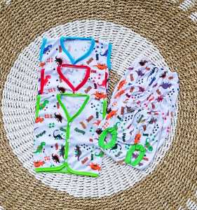 3 Stel Baju Bayi Kutung Baru Lahir 0-3 Bulan Newborn