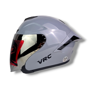 HELM VRC RACCER X MOTIF CARBON | HALF FACE VISOR IRIDIUM MOTORCYCLE SNI