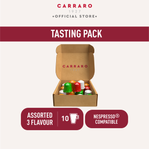 Carraro Nespresso® Compatible Tasting Pack Assorted 3 Flavour (10 Capsules)