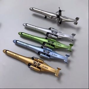 Creative Aircraft Airplane Gel Pen Funny Deformation Toy Foldable Rleaxing Ballpoint Pen Stationery