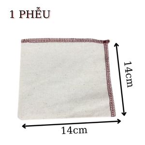 Túi Lọc Vải Cotton Dùng Lọc Cafe Pha Trà Đa Năng Tiện Dụng Có Dây Rút Đễ Dàng Khi Sử Dụng Có Thể Giặt Và Sử Dụng Nhiều Lần