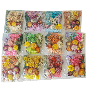 Mix Dried Flower Bunga DIY Kering Untuk Resin Untuk Isian Resin Epoxy / Lilin Aromaterapi Random