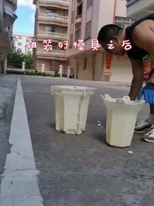 แม่พิมพ์กระถางดอกไม้สูงแบบใหม่ปูนซีเมนต์แบบก่อสร้างแบบโฮมเมดแม่พิมพ์ปลูกบอนไซแบบโฮมเมดคอนกรีต