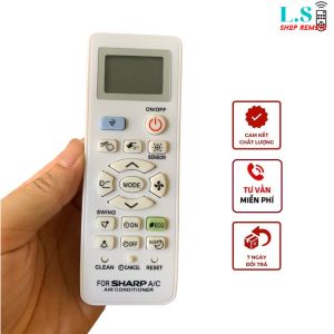 Điều khiển điều hoà Sharp 2 chiều inverter 12000btu 9000btu remote máy lạnh sharp mót máy lạnh sharp - Hàng tốt