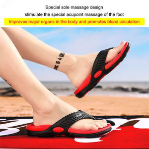 minbai01 Mens Massage Flip Flops Anti-Slip Massage Flip Flops