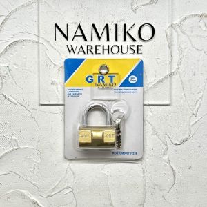 Gembok pintu pagar rumah balok kuningan per GRT 20 25 30 40 50 60 mm