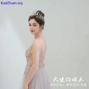 2025Bride Wedding Toast Dress Pink Evening Dress Annual Meeting Catwalk High Slit Wedding Evening Dress8/25
