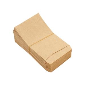 100 Pieces Small Brown Kraft Paper Bags for Storing Sweets Miniature Storage Envelopes Packaging Pouches