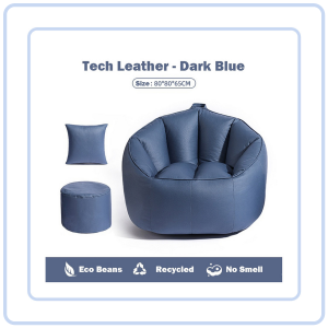 【COZYCASA】S9 Waterproof Bean Bag Sofa Chair with Leg Rest Bedroom Lounge Seat
