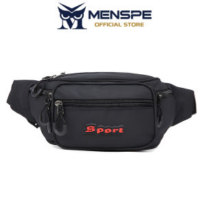 MENSPE Chest Bag Waist Bag Waterproof Sports Bag Large Capacity Casual Bag Street Shoulder Bag Messenger Bag Versatile Fashion Chest Bag Fitness Bag Travel Bag Business Bag For Men Women