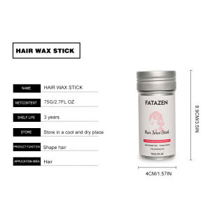 Matte Hair Wax 50g Glossy Bee Hair Styling Clay Men Strong Hold hair styling wax Wigs Edge Control Pomade