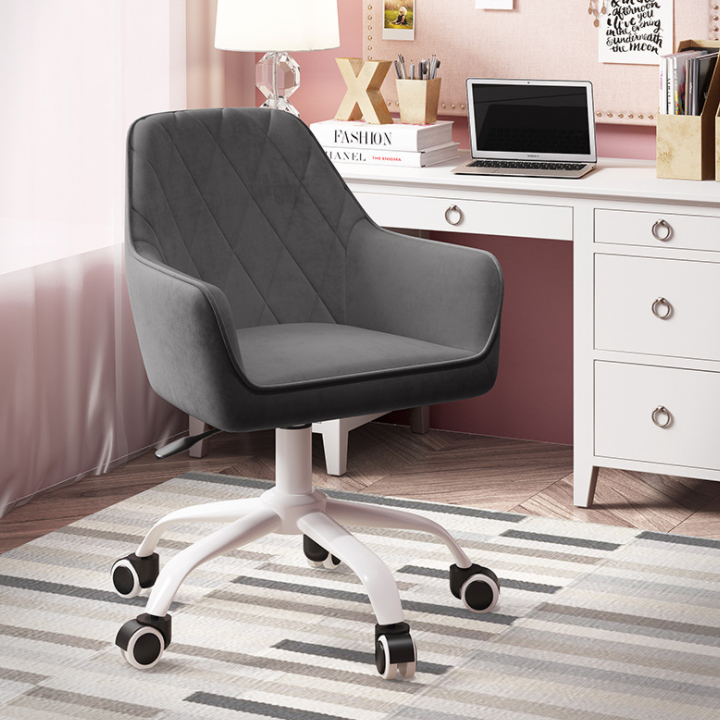 Ghế Xoay Phong Cách Bắc Âu - Ghế Trang Điểm Make Up- Ghế Văn Phòng Làm Việc Sang Trọng Hiện Đại