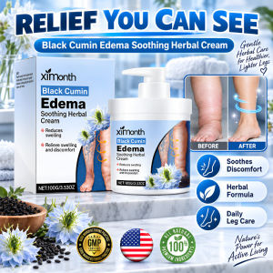 Black Cumin Herbal Cream Black Seed Cream Swelling Relief HFH Leg Body Swelling Care Moisturizing Hydrating Soothing Cream