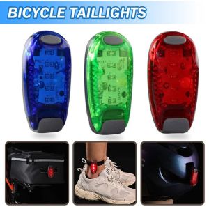 CLOTH Waterproof Navigation LED Lights Side Marker Blue/Red/Green Safety Light Clip On Bike Accessories Signal Lamp Cycling Lamp Marine Boat