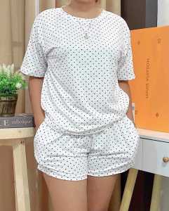 POLKA DOTTED BLOUSE TERNO SHORT (PDT)