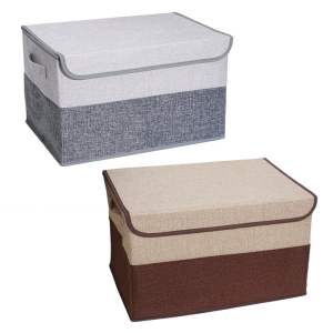 Space Saving Foldable Fabric Storage Container Wardrobes Box For Clothes Bedding Multipurpose Homes Organization