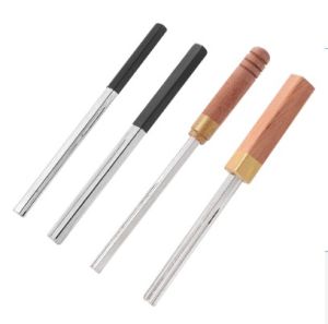 Guitar Fret Crowning File Wooden Handle Groove Polished Guitar Repair Maintenance Luthier Tools Guitar Accessories