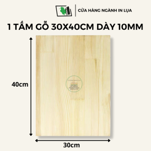 Mặt phẳng gỗ in lụa mặt bàn gỗ in lụa kèm kẹp bướm in lụa kích thước 30x40cm