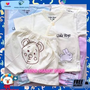 Bộ ngắn tay sơ sinh cho bé - Size 3 chỉ còn hồng