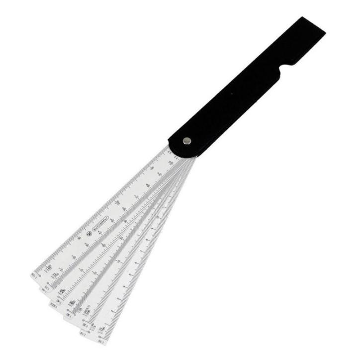 BUTTERFLY Folding design Plastic architect / engineer ruler White ...