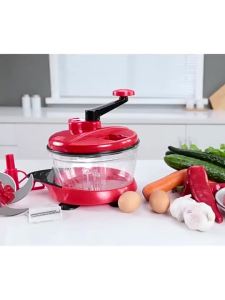 Better Than Electric! Manual Food Chopper - Quieter More Portable & Energy Saving Alternative to Blender Ideal for Meal Prep Salsa