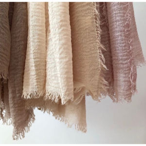 Pashmina Crinkle Premium Hijab Wanita Terbaru Pashmina Shawl Cotton Krudung Polos