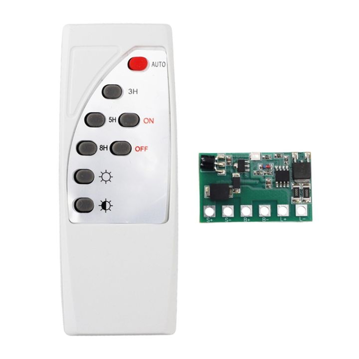 FOSA Circuit Board Remote Controller For Solar Light, Solar Circuit Board Module, Adjustable Brightness, LED Control Module