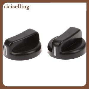 [ciciselling] 2PCS 8mm General Plastic Handle Gas Stove Replacement Control Switch Knob Range Oven Knob For Benchtop