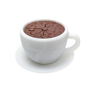 PWD0442 Realistic Coffee Cup Fidget Toy 3D Printed Novelty Coffee Spill Fidget Toy Portable Creative Coffee Cup Sensory Toy Improving Focus