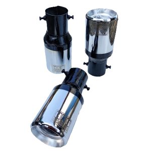 Ujung Knalpot HKS Sport Universal dengan Suara Bass Tinggi - Warna Silver
