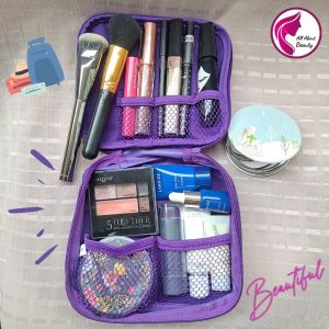 [ราคาถูก] กระเป๋าเครื่องสำอาง จัดเก็บอุปกรณ์ แปรงแต่งหน้า ของใช้อเนกประสงค์ ขนาดพกพา ใส่กระเป๋าเดินทาง มีซิป ใช้งานสะดวก พร้อมส่ง