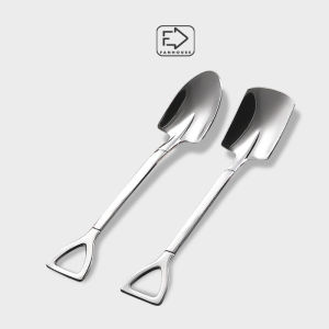 Thìa xẻng inox 304 hàn quốc đẹp rẻ tốt tiện lợimuỗng ăn hình xẻng chất liệu cao cấp an toàn cho gia đình và em bé
