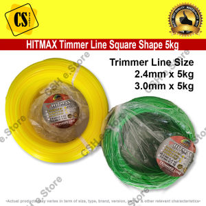 Hitmax Nylon Grass Cutting Trimmer Line 5kg Brush Cutter Spool String Tali Mesin Potong Rumput 割草绳 割草线