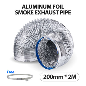 Double Layer Aluminum Foil Ventilation Pipe Scalable Smoke Tube Kitchen Outlet Bathroom Exhaust Fan Hose