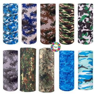 Camouflage Bandana Headwear Kee Headscarf Head Buff Neck Gaiter Magic Headband Balaclava Face Mask Zumba Cameo Topeng Muka Sarung Kepala Helmet Rider Head Cover Penutup Kepala Kain Tutup Kepala