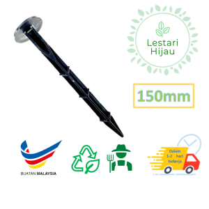150mm Plastic Weedmat Nail/ Pin/ Peg Paku untuk Kebun/ Weedmat/ Silvershine/ Sunhade Net
