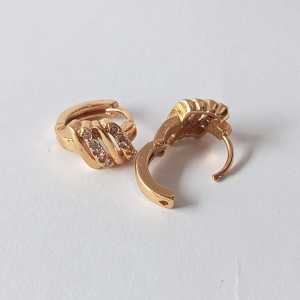 ANTING DEWASA CLIP TITANIUM 18K GOLD ANTI KARAT