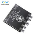 Diymore XYS350H 2.1 Channel 220WX2+350W 5.1 Bluetooth Power Amplifier Board Module High and Low Bass Subwoofer TPA3255 Power Amplifier Chip Supports Sinilink-APP DC18V-38V/10A. 