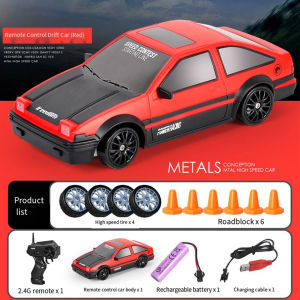 ST[Fast Delivery][Original Available] New AE86 Rc Drift Car 1:24 Professional Drift Comition Veicle Parent-child Toys Birthhday Gifts GTR Childrens Toys