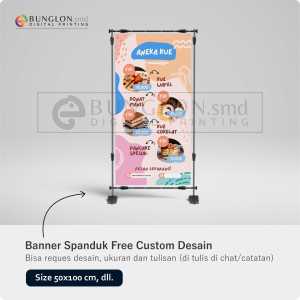 PRINT CETAK SPANDUK BANNER ANEKA KUE FREE DESAIN