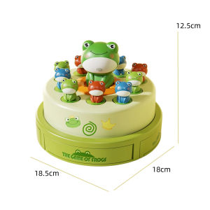 Frog Catapult Game Cartoon Ejection Frog Turntable Cartoon Bouncing Frog Turntable For Children Interactive Game