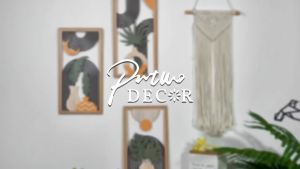 Boho Wooden Wall Decor 3pcs Set Minimalist Geometric Hollow Wall Art Hanging Farmhouse