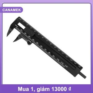 【CANAMEK】 0-150mm mini đôi quy mô nhựa Vernier Caliper thước đo calipers đo thước đo công cụ đo lường đồ dùng học tập