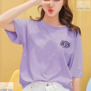 Kaos Atasan Wanita Lengan Pendek Korea Deus Baju Perempuan Murah Tumblr TSHirt Karakter Konveksi